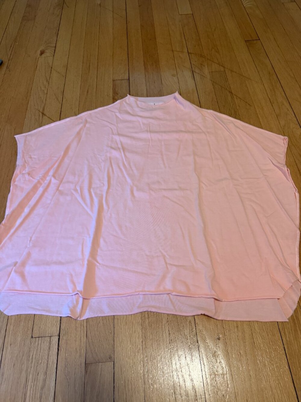Frank & Eileen Audrey Top One Size Pink | Pima Cotton Boxy Batwing Pullover